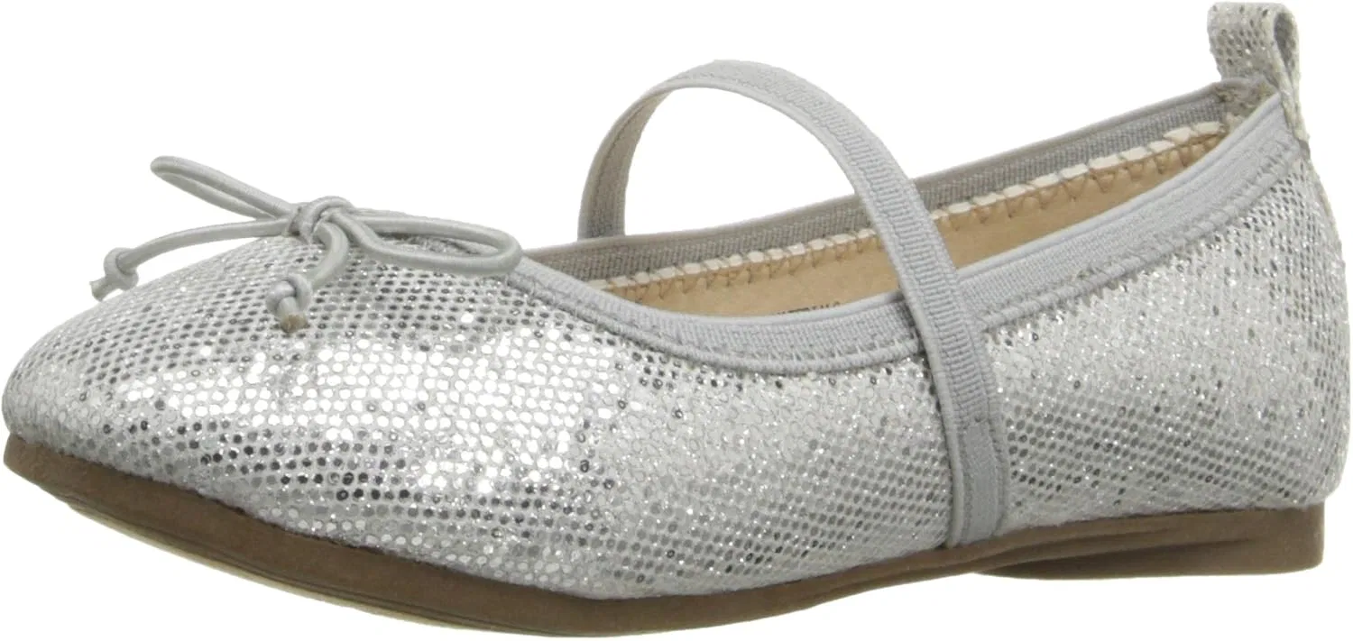 Детские балетки для девочек Kenneth Cole Reaction Copy Tap 2, Silver Shimmer
