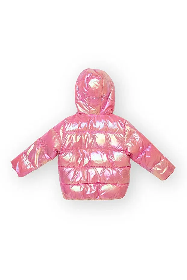 Детское пальто для девочек с капюшоном Hellobaby Ebebek Hello Baby, Pink — фото 2