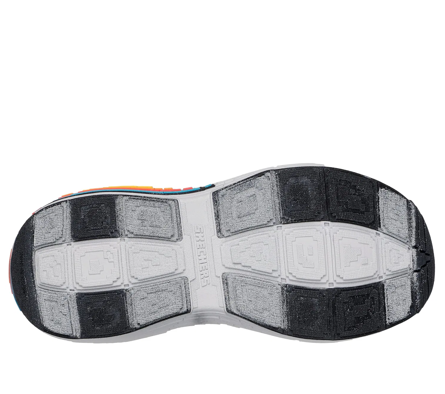Детские кроссовки для мальчиков с принтом Mega-Craft 4k Skechers, Black Tea Leaf — фото 3