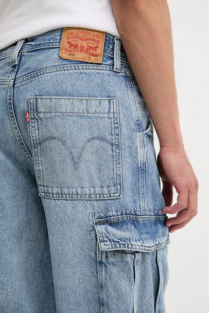Джинсы свободного кроя 578 Levi's, синий — фото 4
