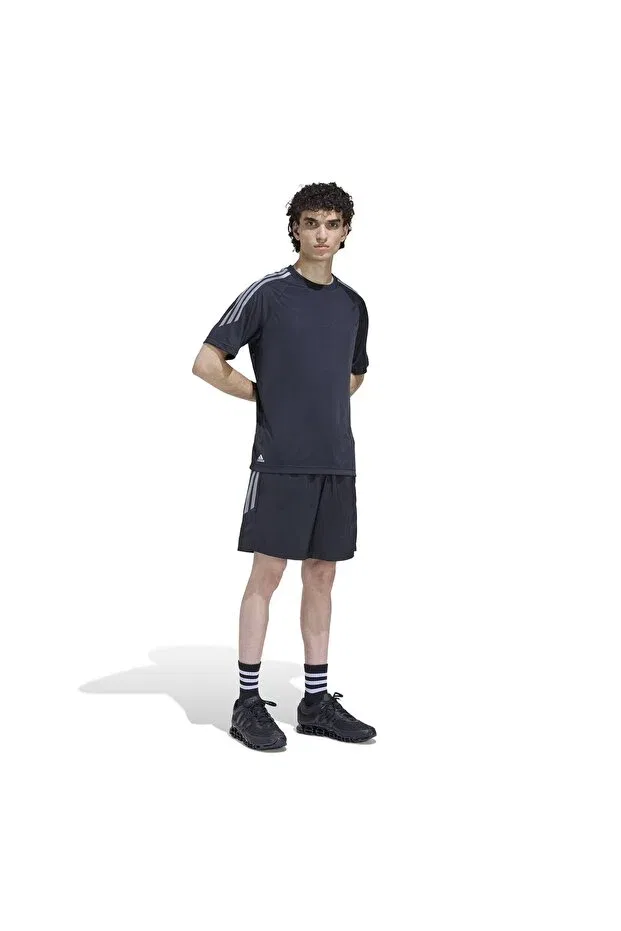 Мужские спортивные шорты из полиэстера Climacool short men's sports shorts ke0703 Adidas, Black — фото 3