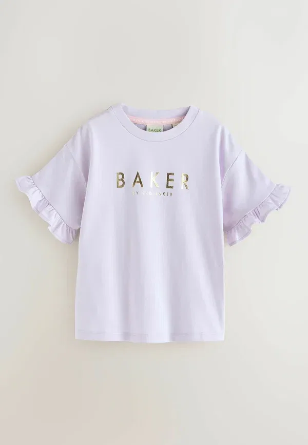 Комплект из 3 футболок прямого кроя стандартного кроя с графическим принтом Baker By Ted Baker, розовый — фото 3