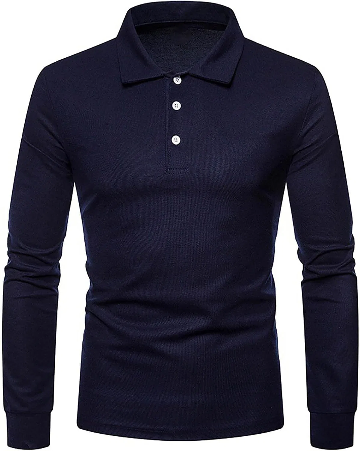 Мужская футболка с длинным рукавом Quarter Zip Slim Fit, Navy