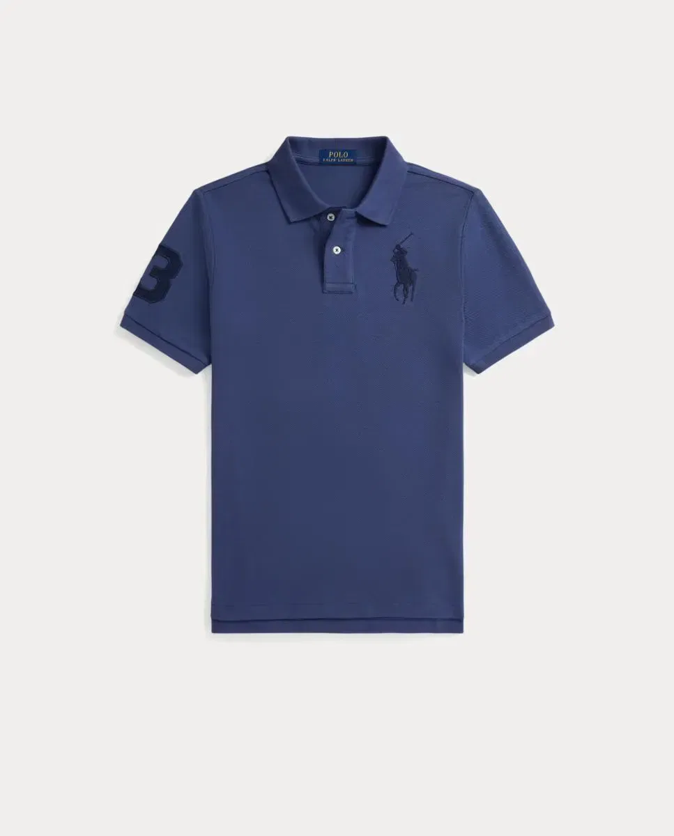 Детское поло для мальчиков хлопковое Big Pony Polo Ralph Lauren, Azul Marino