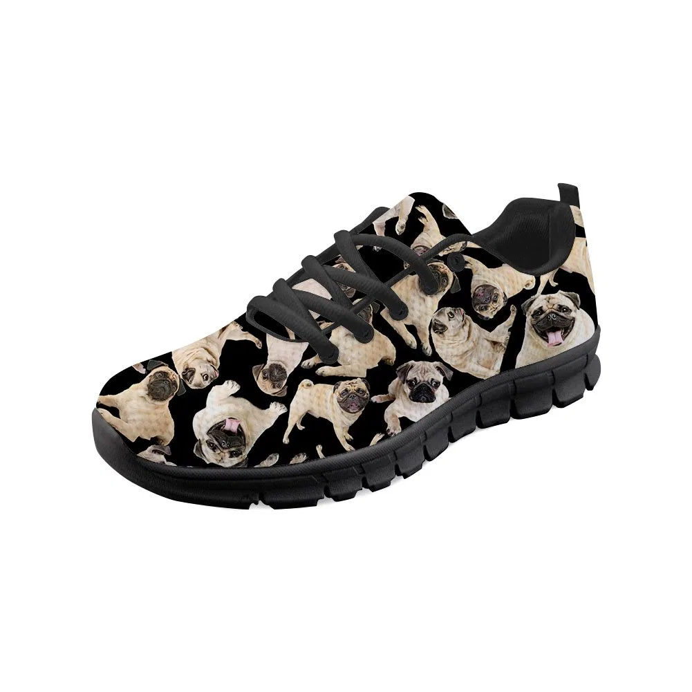Детские кроссовки с принтом chaqlin, Pug 2
