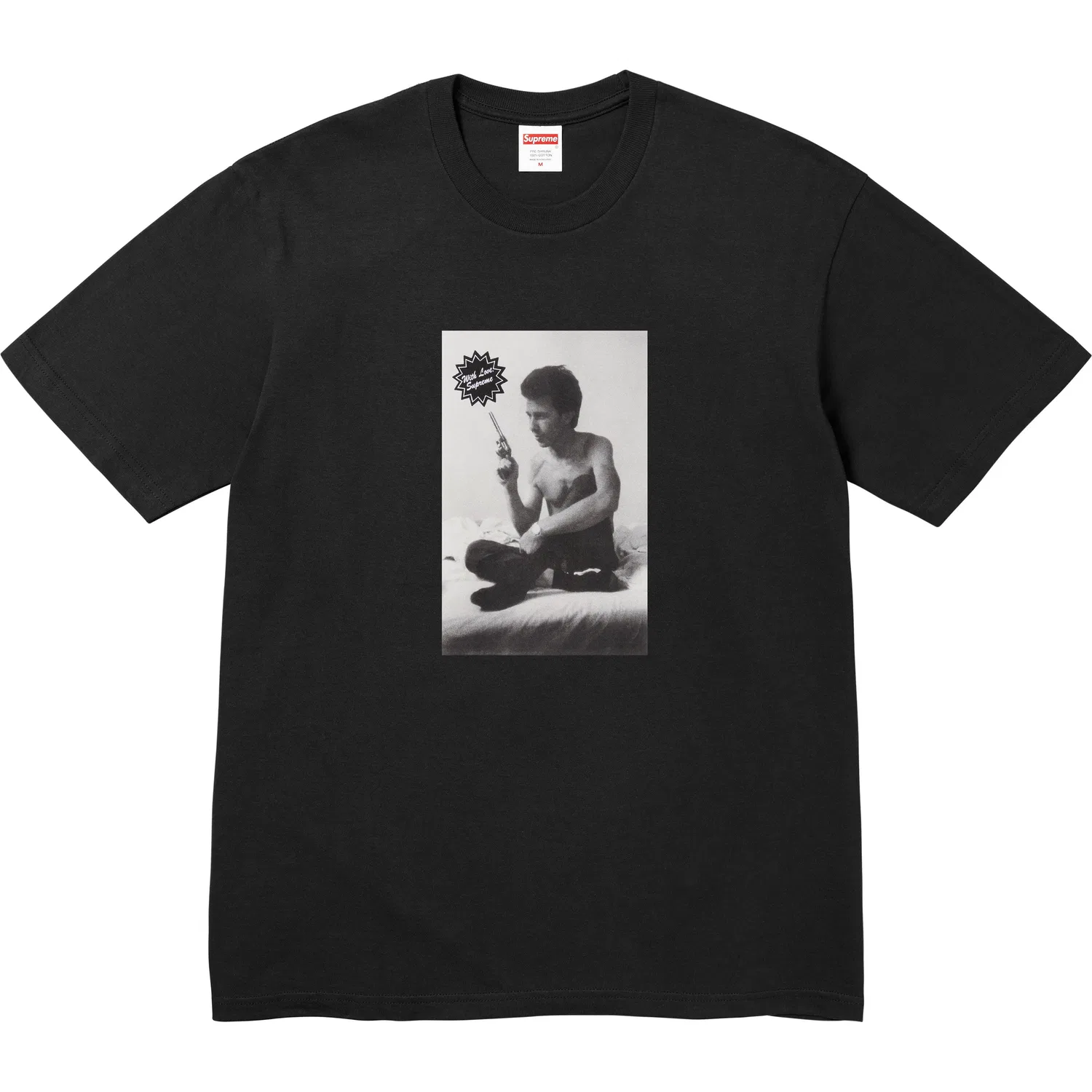 Детская футболка с коротким рукавом Supreme, Black