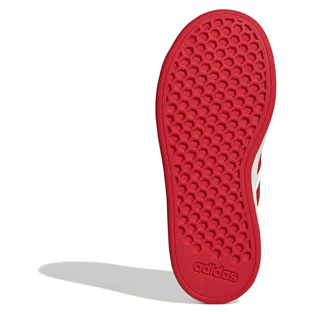 Детские кроссовки для девочек с закрытой шнуровкой Grand Court Lifestyle Tennis Lace-Up Adidas, White — фото 2
