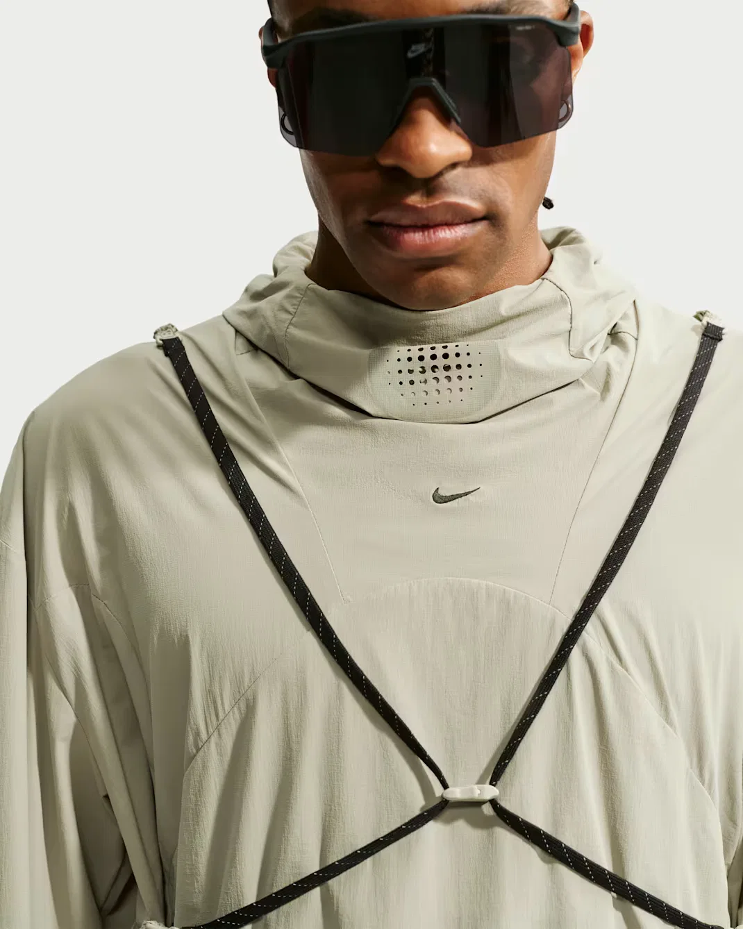 Мужской пуловер-трансформер Dri-FIT Nike Tech Helios, Spruce Fog/Light Pumice/Black — фото 3