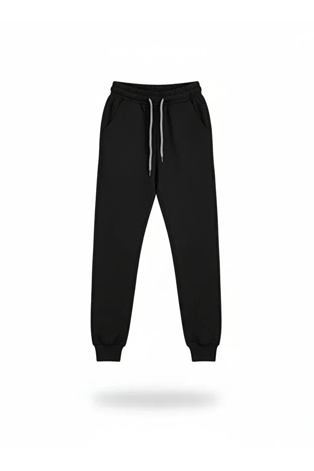 Детские спортивные штаны с карманами на резинке Shifre, Black — фото 4