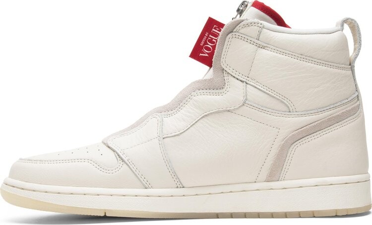 Кроссовки Anna Wintour x Wmns Air Jordan 1 Retro High Zip Sail, белый — фото 3
