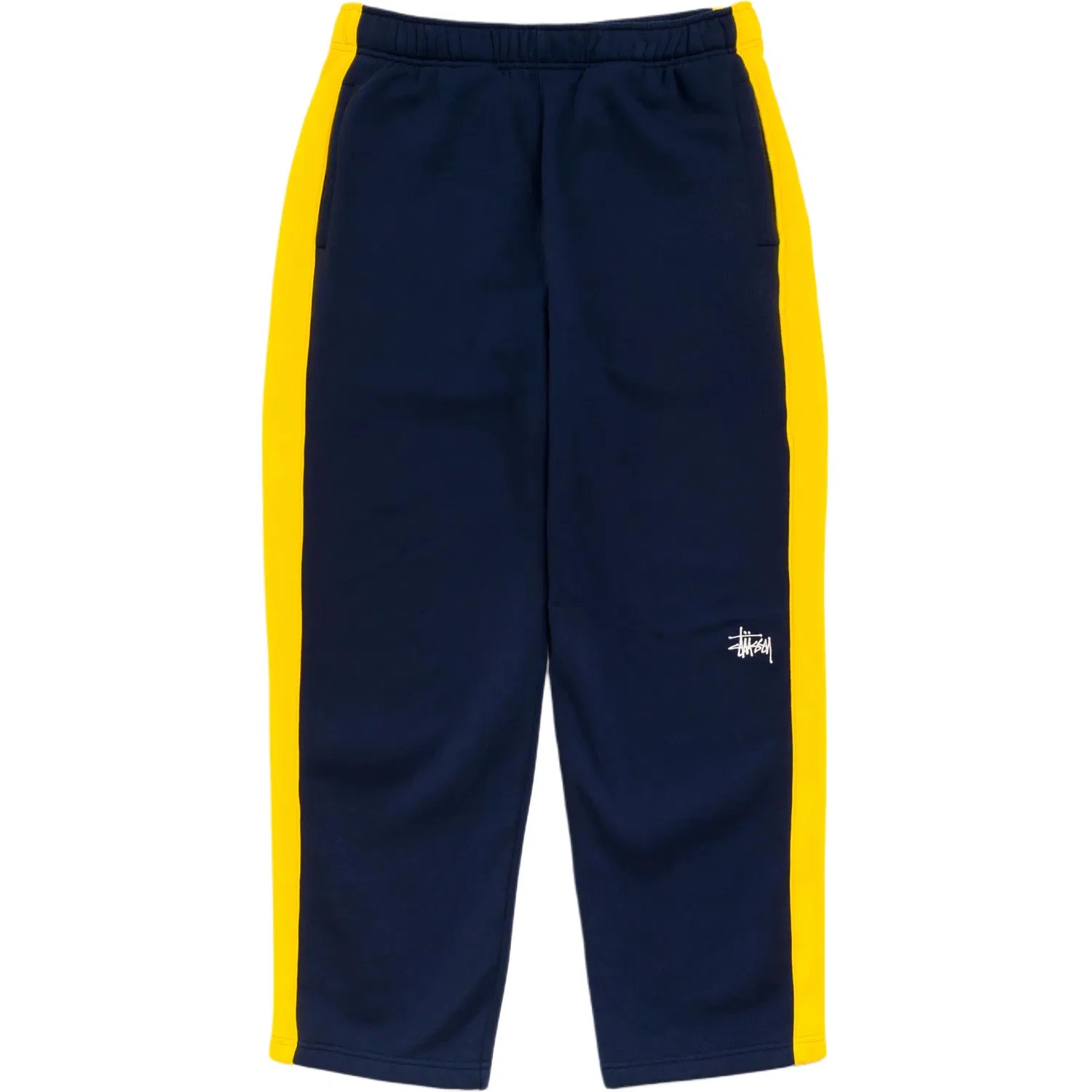 Детские трикотажные спортивные штаны с принтом FW26 Knitted Sweatpants Unisex Moderate Stussy, Marine Blue
