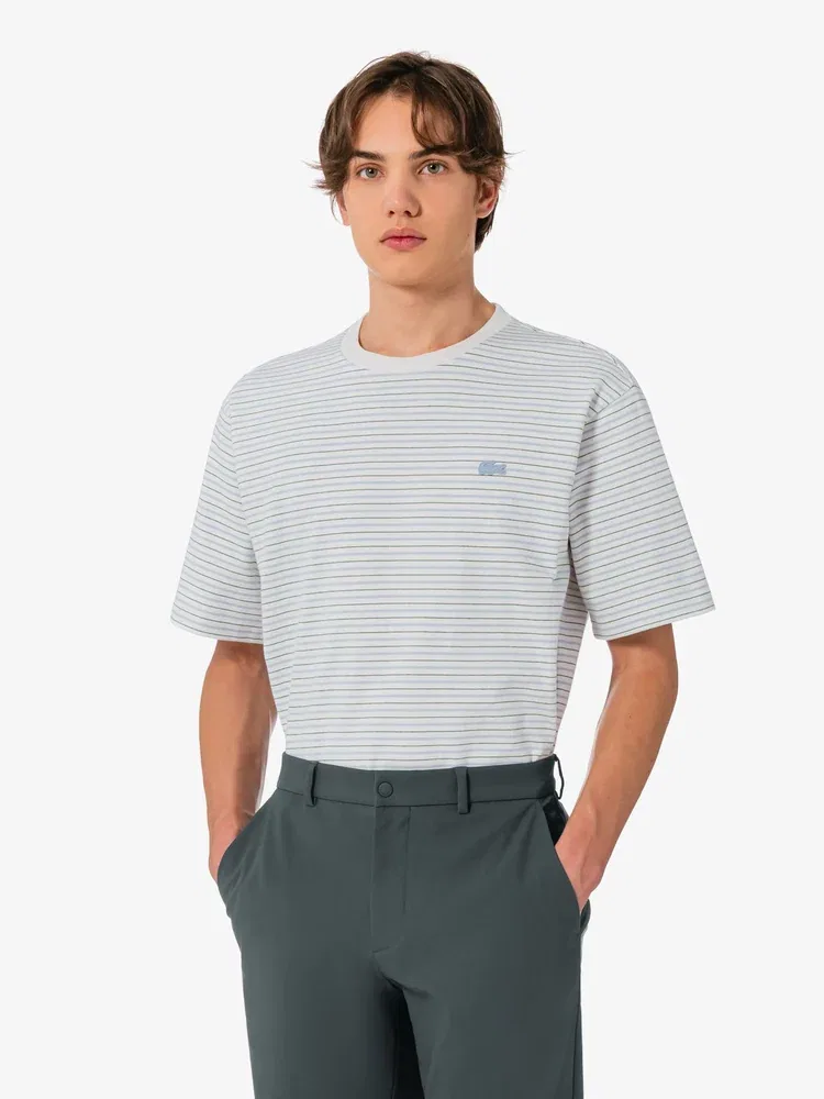 Футболка с полосками LACOSTE, Green
