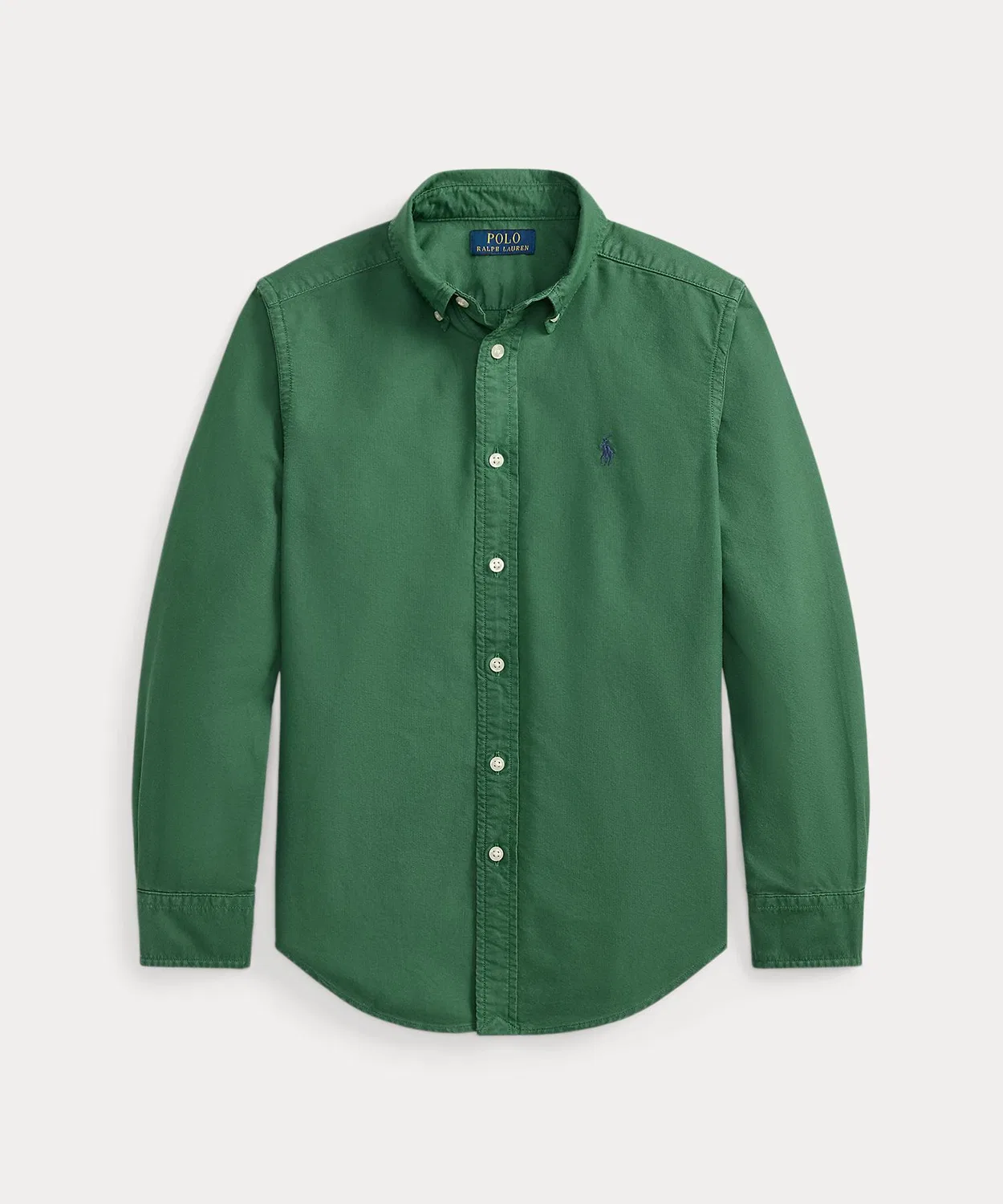 Детская рубашка с длинным рукавомOxford POLO RALPH LAUREN CHILDRENSWEAR, Green