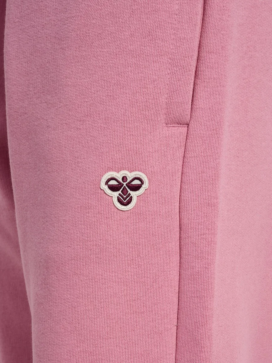 Спортивные брюки Hummel зауженного кроя 'Bee' светло-розового цвета — фото 4