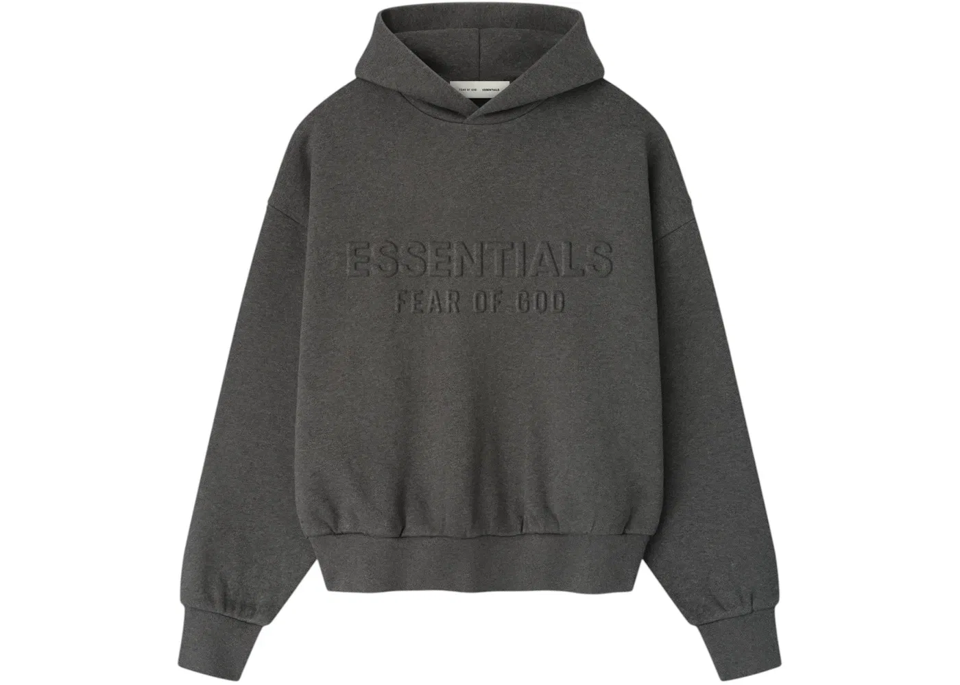 Мужской худи с длинным рукавом Fear of God Essentials, Charcoal Heather