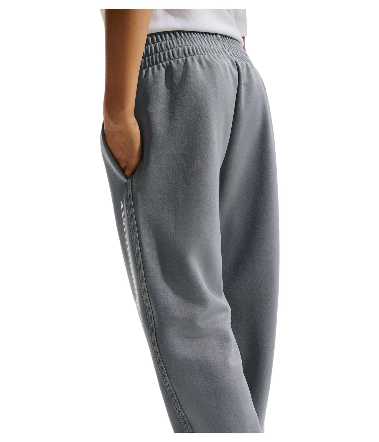 Тренировочные штаны Multi Dri-FIT из трикотажа (для малышей и детей постарше) Nike Kids, Smoke Grey/White — фото 3