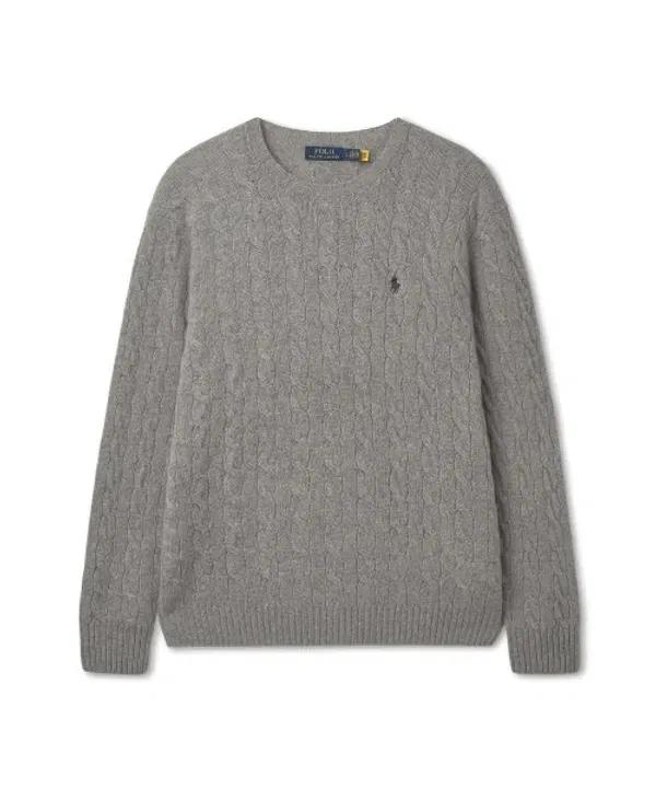 Свитер из кашемира и шерсти, Polo Ralph Lauren, серый