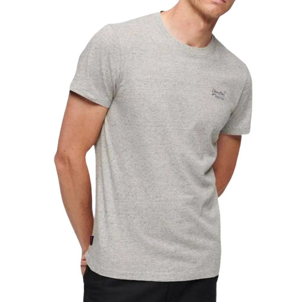 Мужская хлопковая футболка Superdry Vintage Logo, Grau