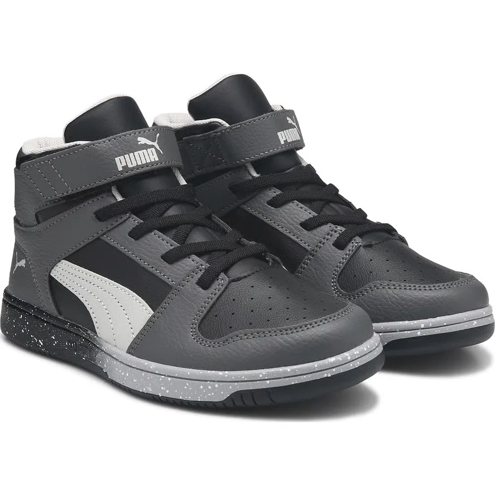 Детские высокие кроссовки Rebound Layup Puma, Grey/Black