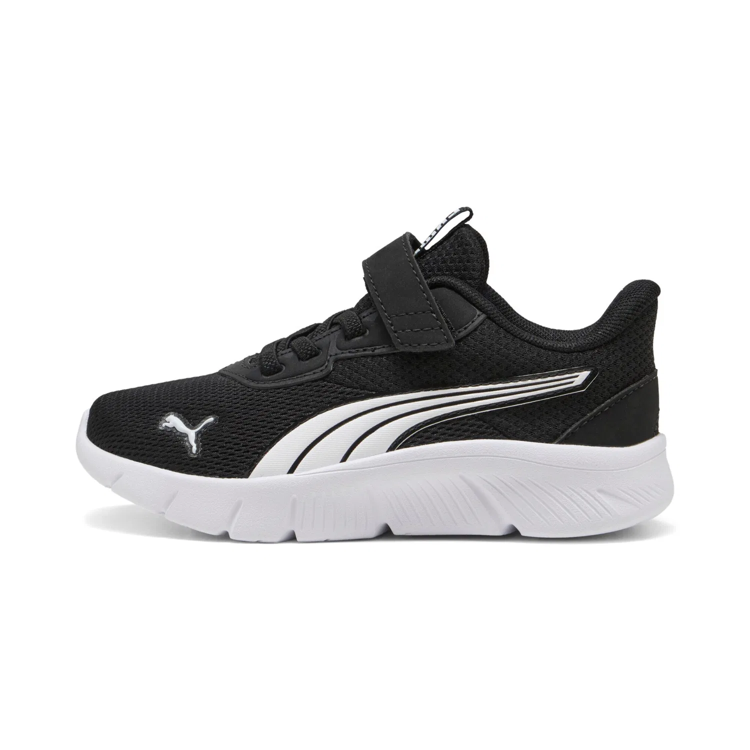 Детские кроссовки с атм. верхом FlexFocus Modern AC PS PUMA, Black/White — фото 2