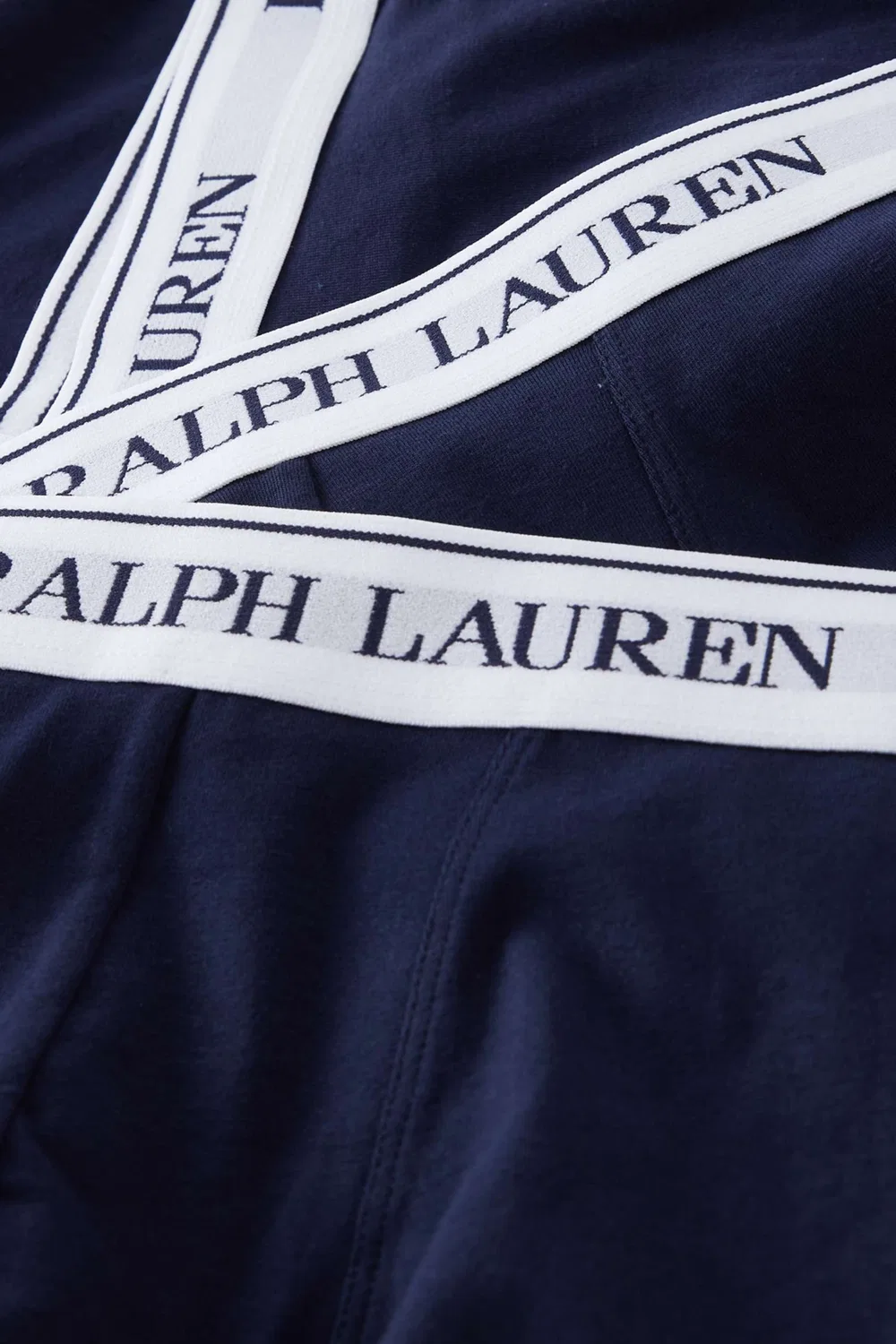 Трусы хлопковые комплект из 3 штук Polo Ralph Lauren, синий — фото 2