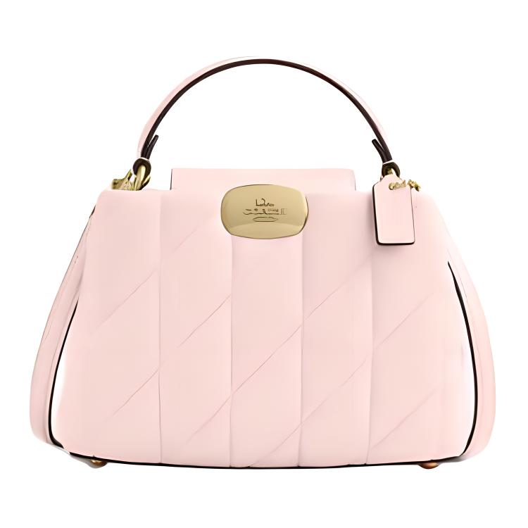 

COACH Элайза кожаная сумка через плечо кроссбоди мини женская розовая