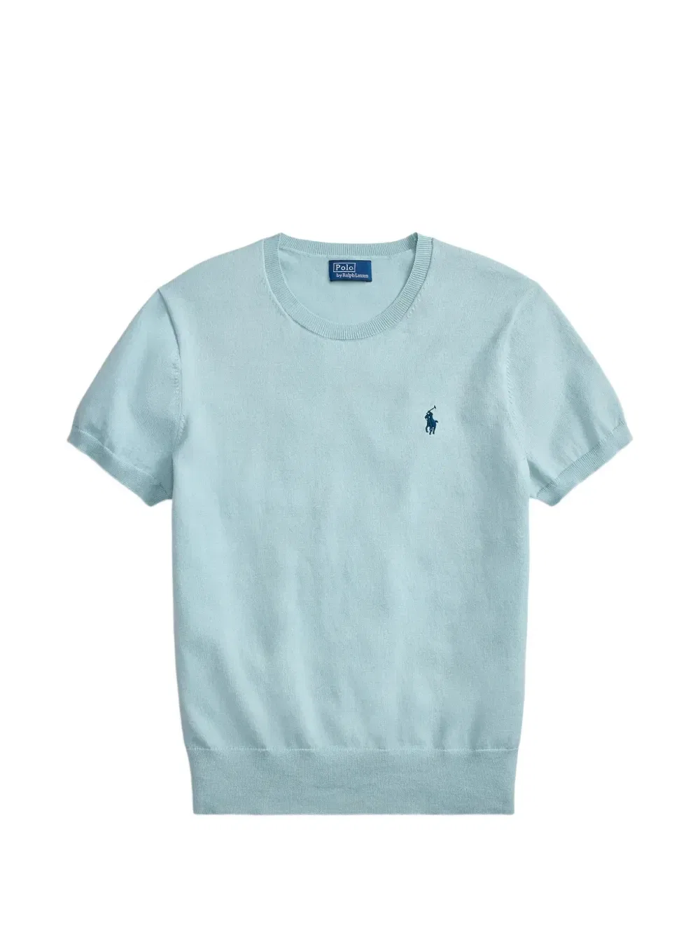 Трикотажная футболка с вышивкой пони Polo Ralph Lauren, зеленый
