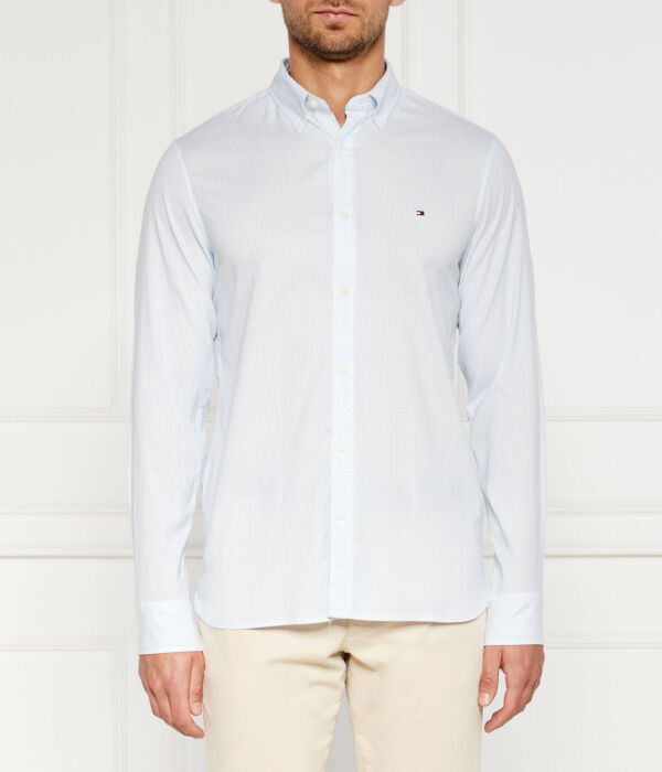

Рубашка Tommy Hilfiger Flex Slim Fit, голубой