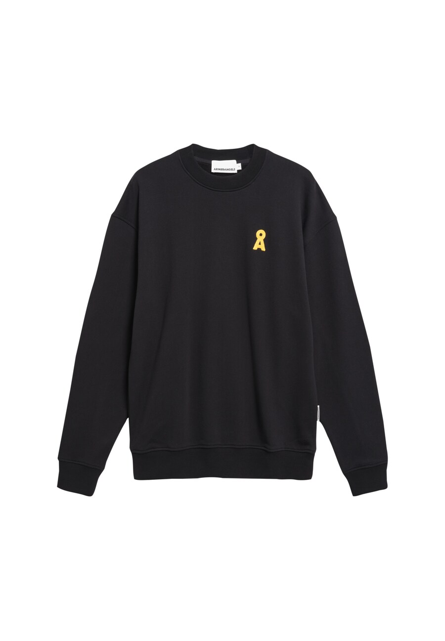 

Толстовка ARMEDANGELS EMAAL CREWNECK ICONIC Å, черный