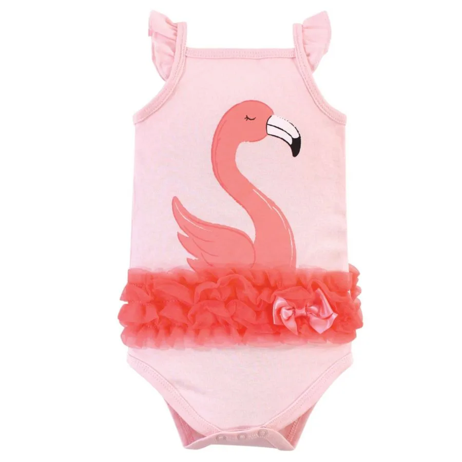 Набор из 3 боди без рукавов Treasure Little Treasure, Flamingo — фото 4