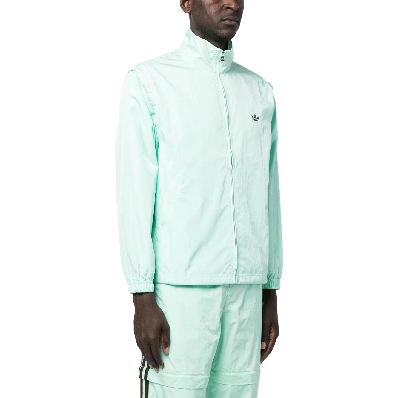 Куртка-анорак Adidas Originals X Wales Bonner из нейлона, мятно-зеленый — фото 4