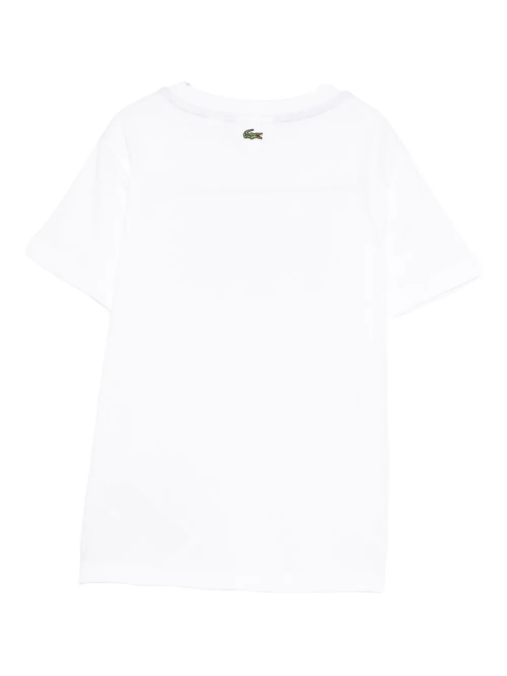Футболка с нашивкой-логотипом Lacoste Kids, белый — фото 2