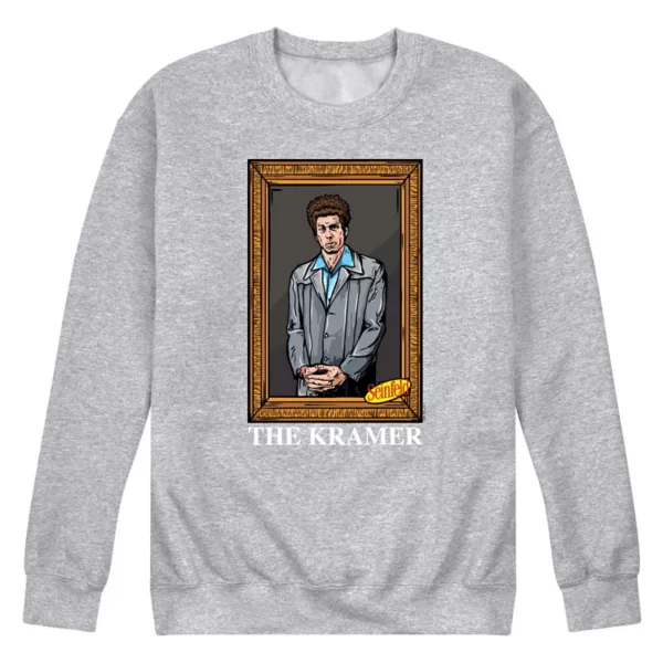

Мужская флисовая толстовка Seinfeld "The Kramer" Licensed Character, серый
