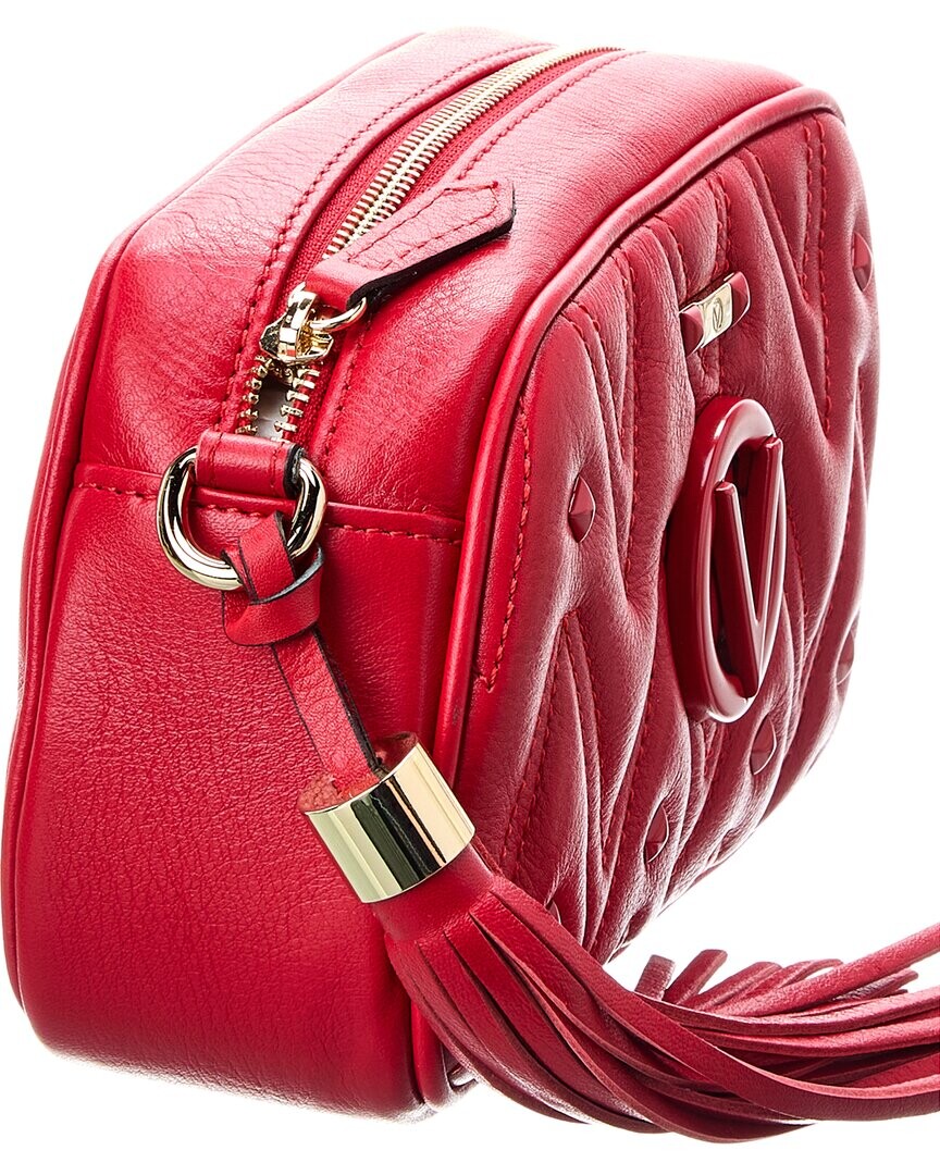 

Кожаное плечо через плечо Valentino by Mario Valentino Bella Diamond, красный
