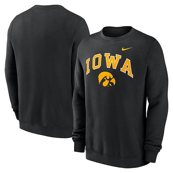 

Мужской черный свитшот Iowa Hawkeyes Arch Nike