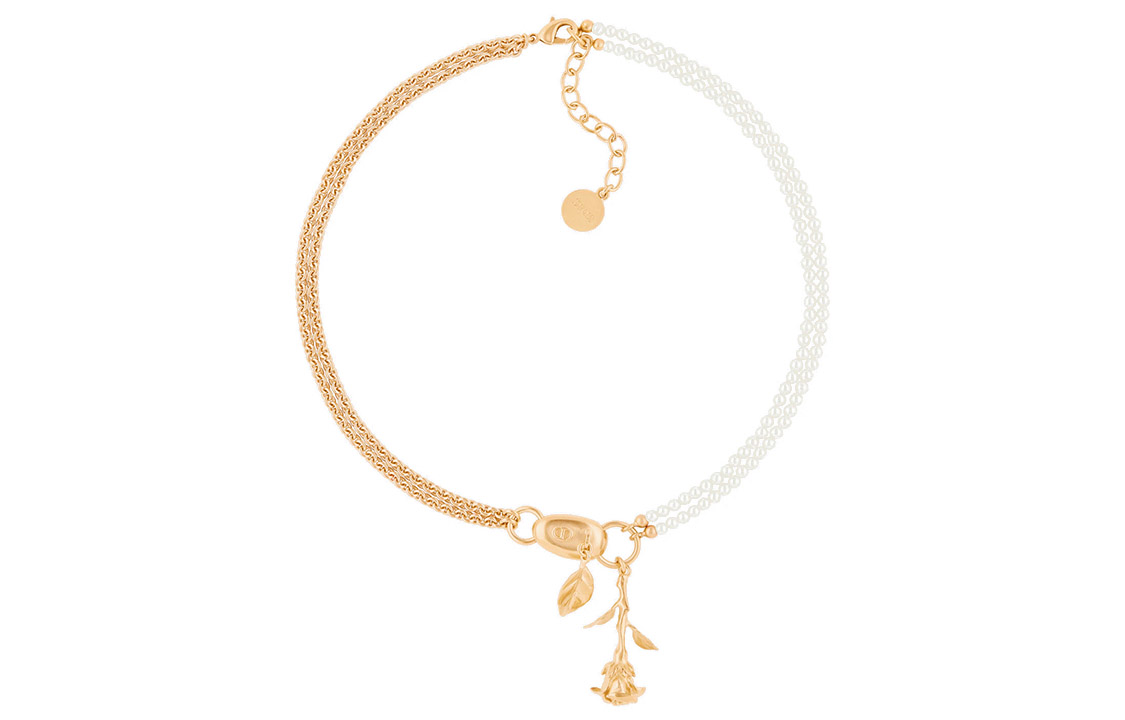 

DIOR Колье для женщин White/Gold