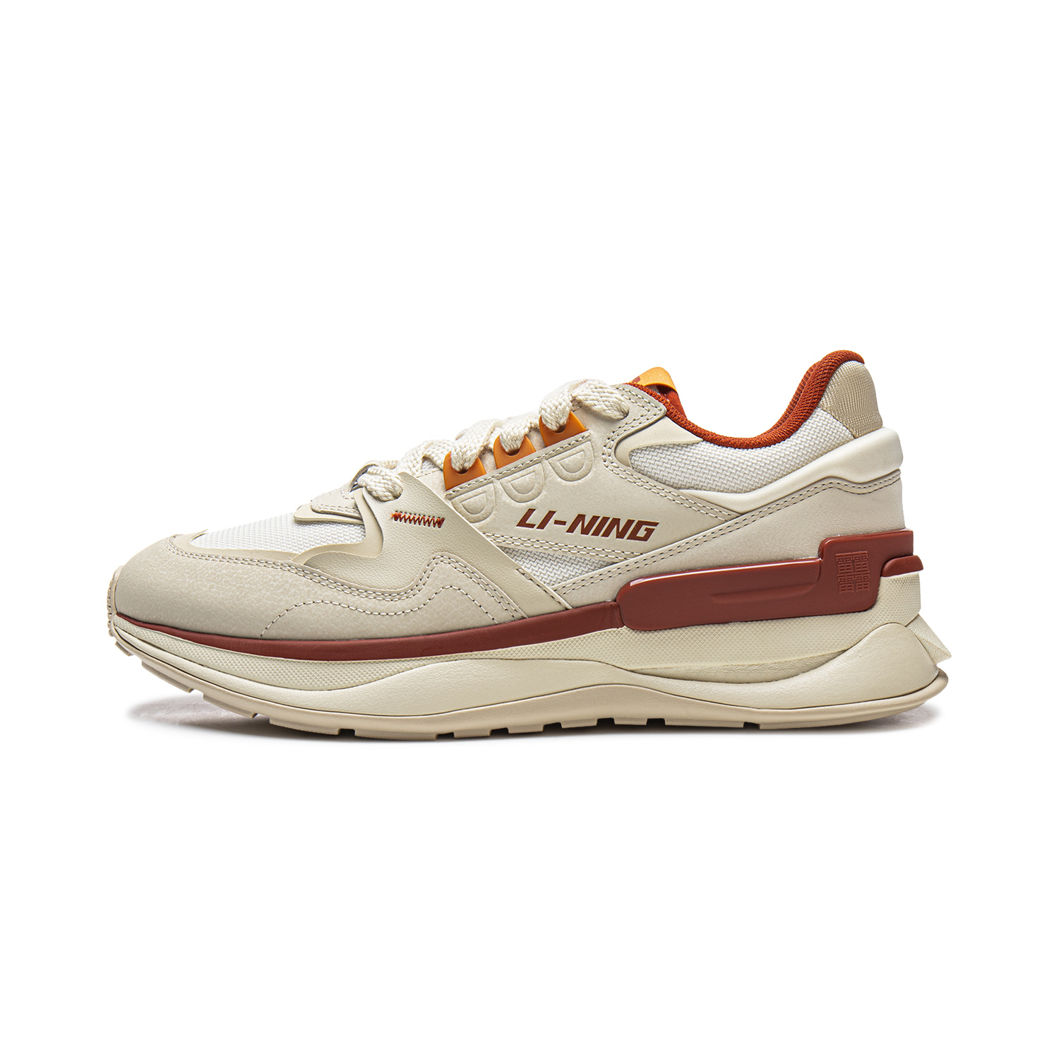 

Li Ning 001 Original Aspiration V2 Low top Casual Shoes мужские Li-Ning, oyster серый/экрю