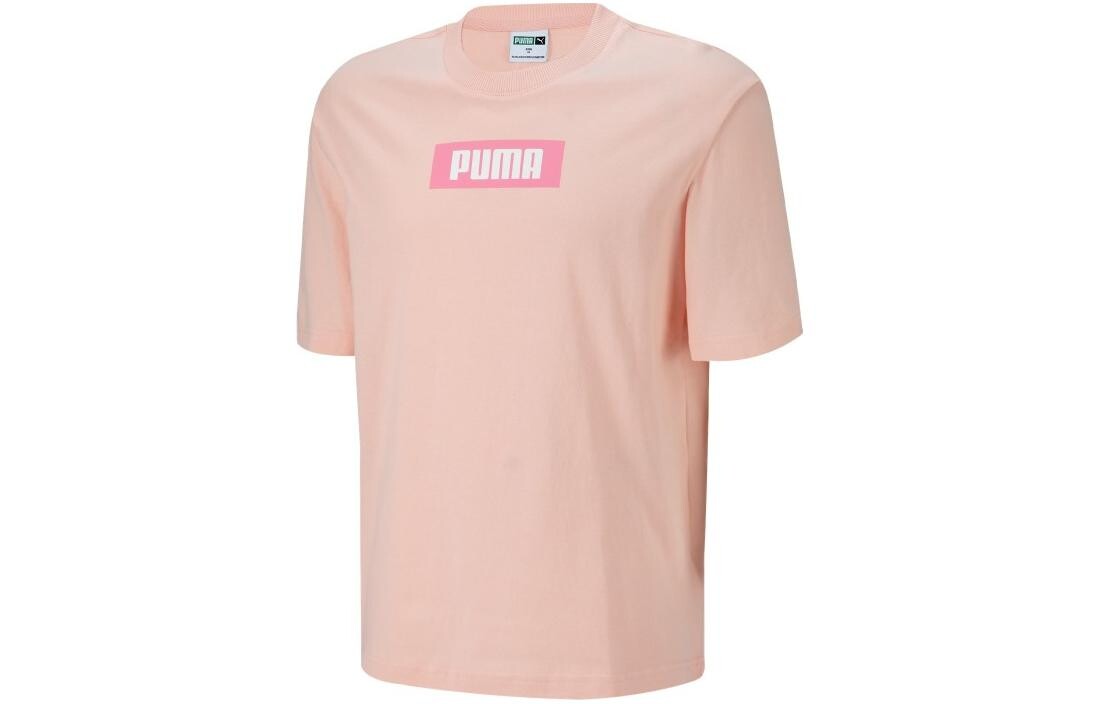 

Футболка унисекс розовая Puma, светло-розовый