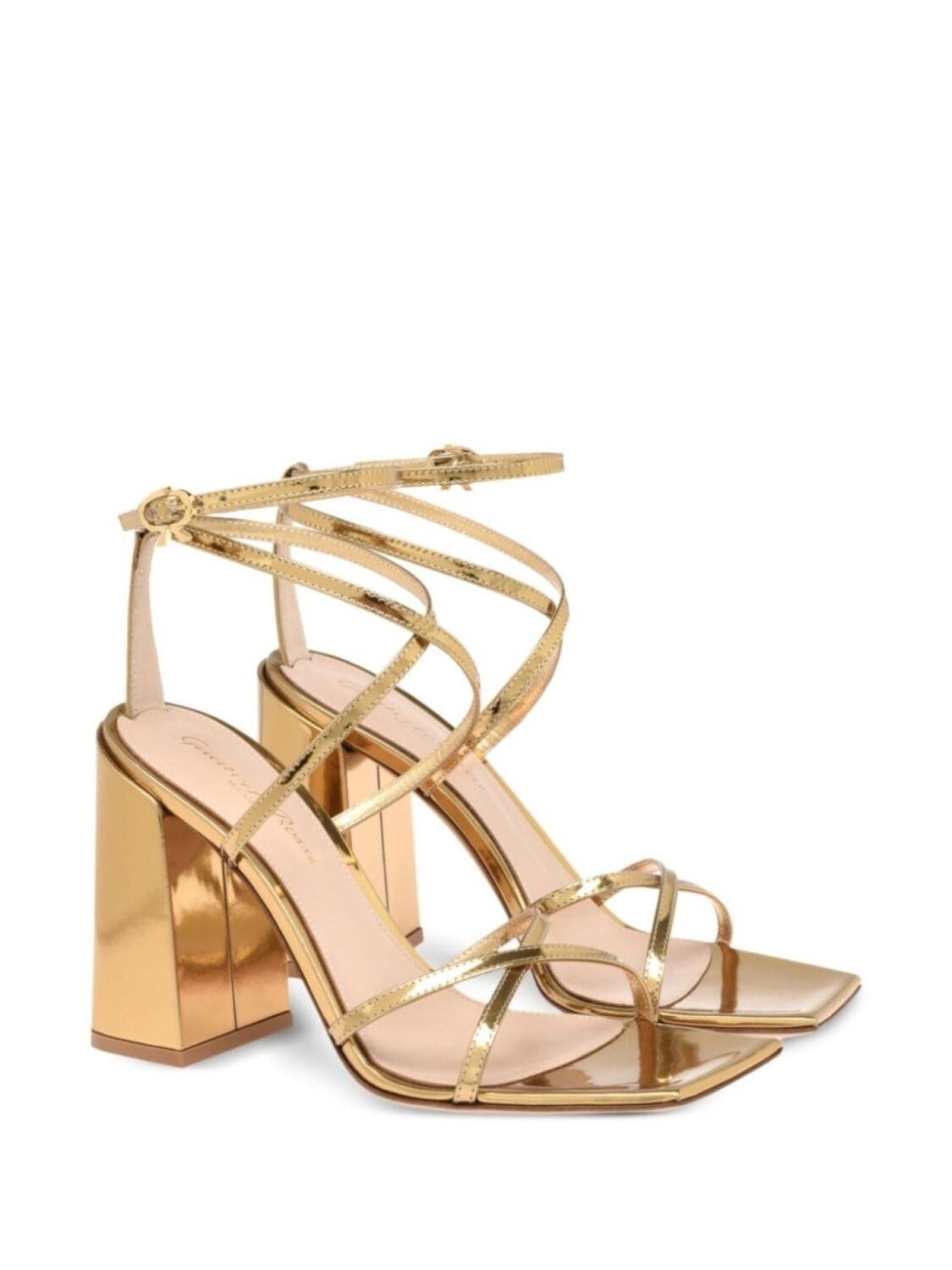 

Gianvito Rossi босоножки Ludovica 95, золотистый