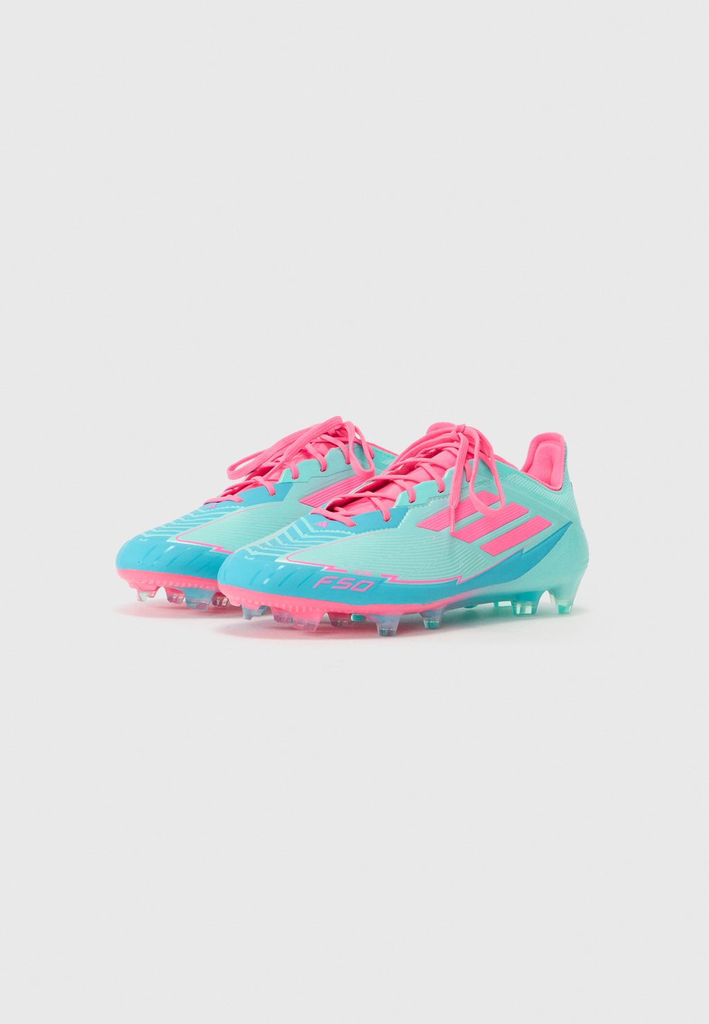 Футбольные бутсы MESSI F50 ELITE Adidas Performance, светло-голубой — фото 4