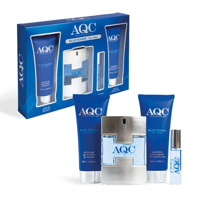 

Элегантный подарочный набор косметики для мужчин Blue Power For Men Aqc inna