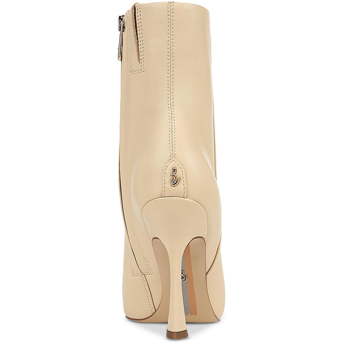 

Женские кожаные ботильоны Ella на каблуке Sam Edelman, цвет Eggshell Leather