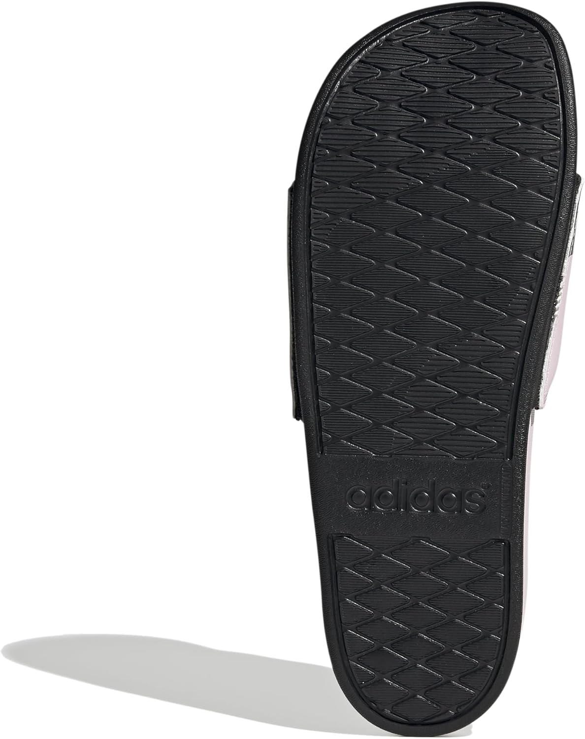 Шлепанцы adidas Adilette Comfort (унисекс), белый/черный/розовый — фото 3