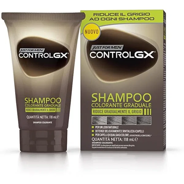 Мужской шампунь для контроля седины «Grey Hair Control GX» от JUST FOR MEN, 118 мл Just For Men