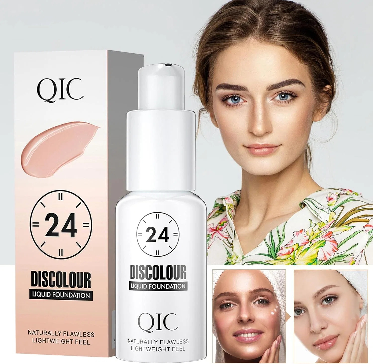 Тональное средство Color Changing Liquid Foundation Pengzi, 30 мл — фото 3