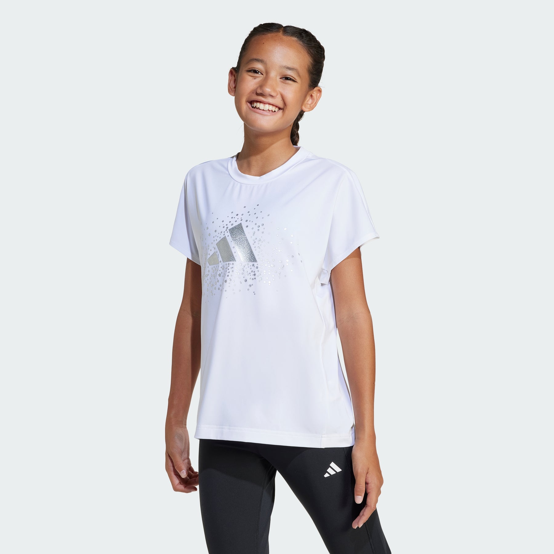 

Зимняя футболка для детей Adidas, white
