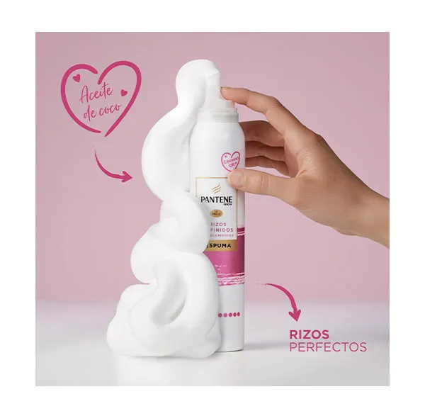 Питательная пена фиксации Rizos Definidos Pantene, 300 ml — фото 4