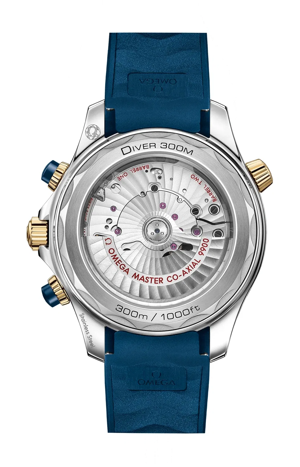СИМАСТЕР ДАЙВЕР 300М OMEGA CO-AXIAL MASTER CHRONOMETER ХРОНОГРАФ 44 ММ - 210.22.44.51.03.001, серебряный — фото 2