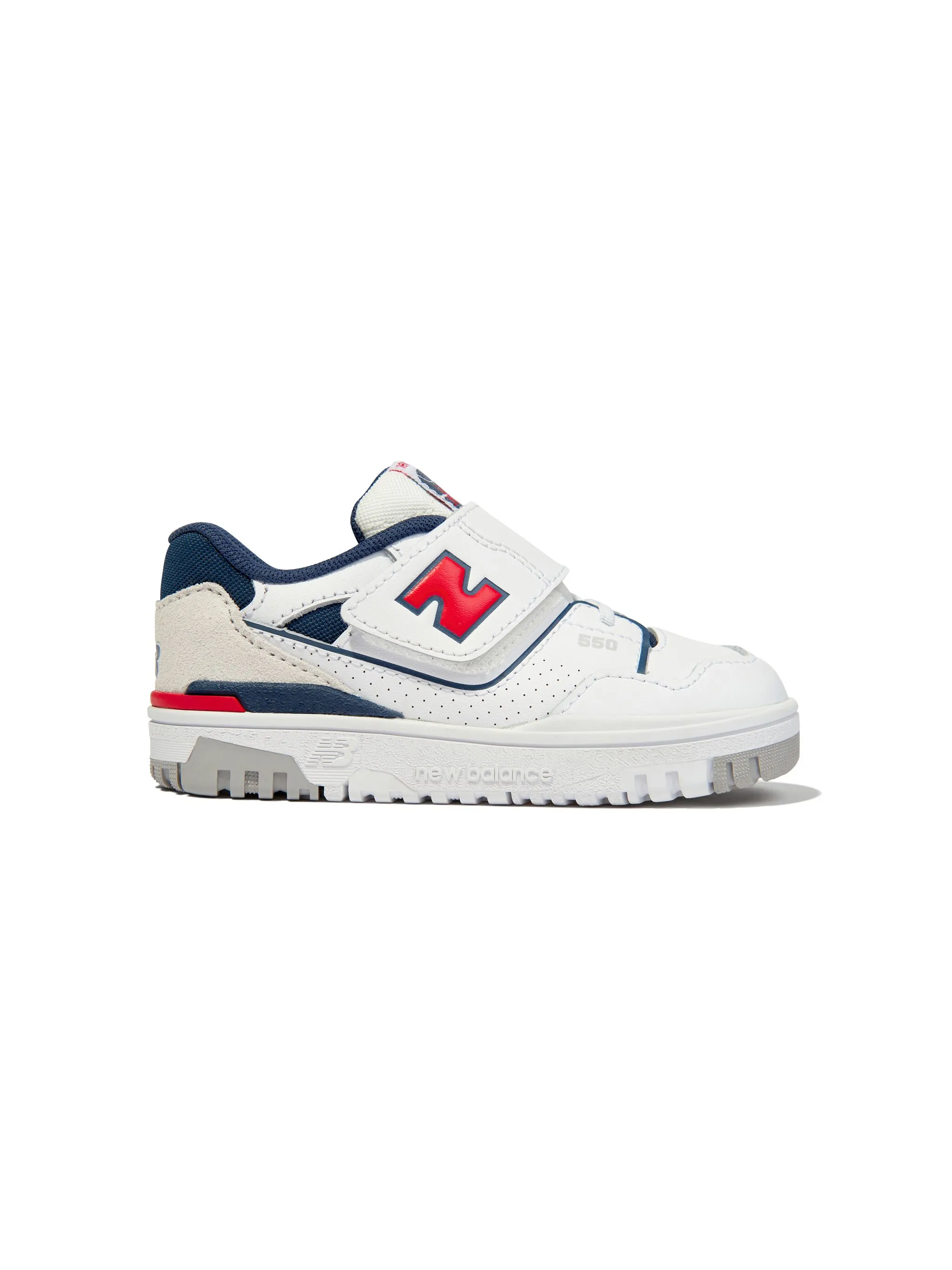 

Кроссовки 550 на липучках New Balance Kids, белый