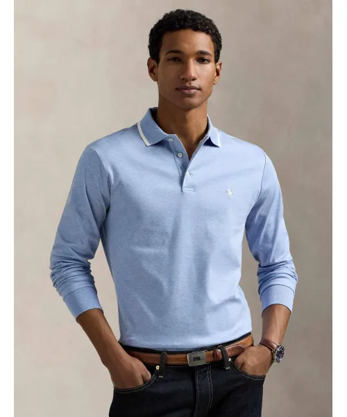 

Футболка поло Slim fit Polo Ralph Lauren, синий